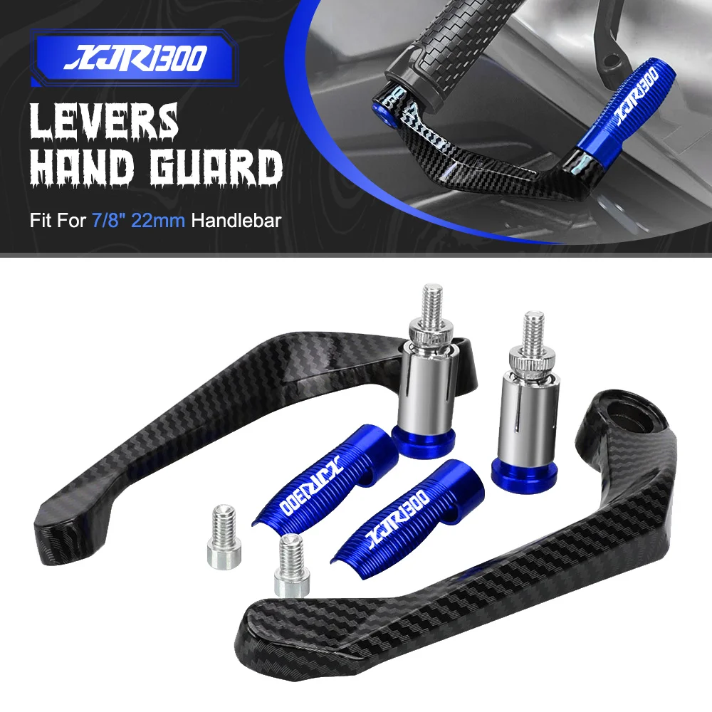 

FOR YAMAHA XJR1300 XJR 1300 ALL YEARS Motorcycle 7/8" 22MM CNC Handlebar Grip Handguard Brake Clutch Levers Guard Protector