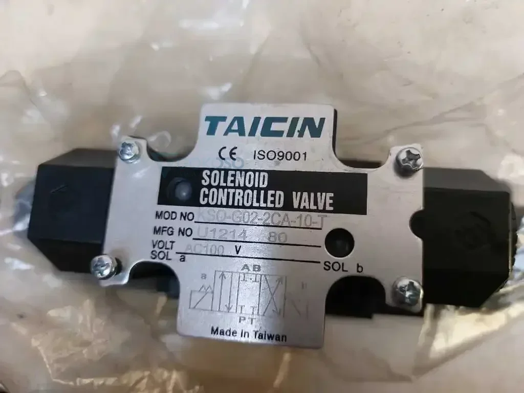 

TAICIN KSO-G02-2CA-10-T NEW TAICIN Solenoid Valve KSO G02 2CA 10 T KSO 602 2CA 10 T