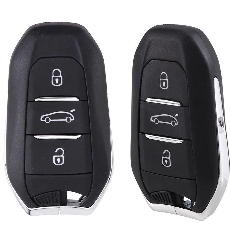 

For 307 308 3008 508 5008 For Citroen C3 C4 For Opel HU83 4A Chip 433Mhz Smart Remote Car Key- 2PCS Replacement