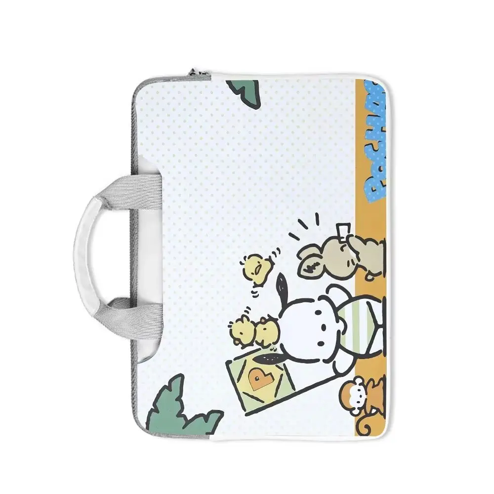 

Cartoon Pachacco Hello Kitty Kuromi Portable Laptop Bag Laptop Protective Case for Macbook 12 13 14 15 16 Inch Macbook Air Gift