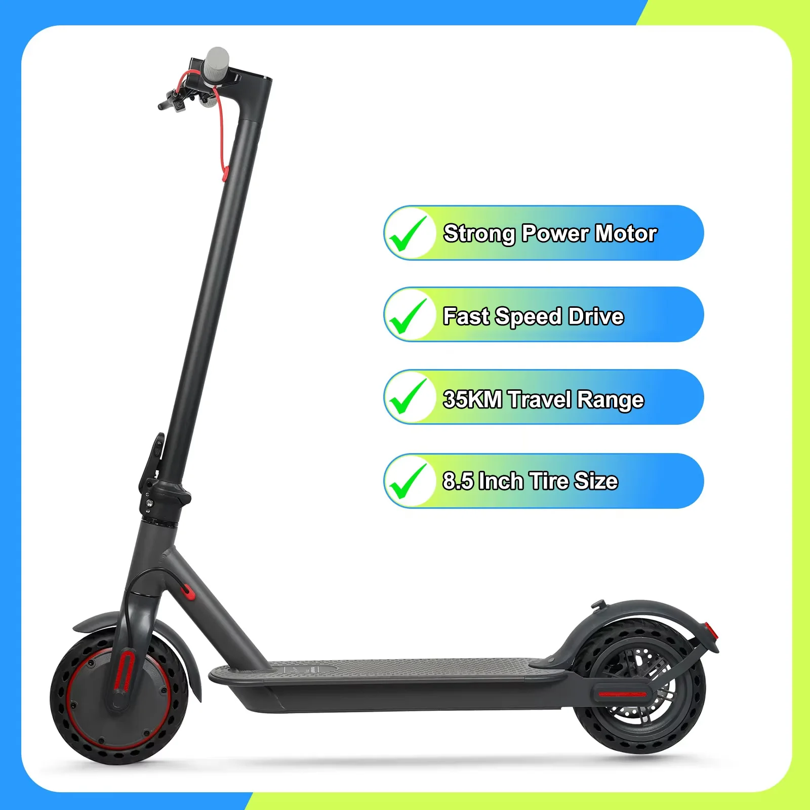 2026 NIEUWE AOVOPRO X1PRO Elektrische Scooter Indrukwekkende Piekvermogen Motor Opvouwbare Elektrische Scooter 36V7.8AH 8.5Inch 25KM Bereik E-Scooter