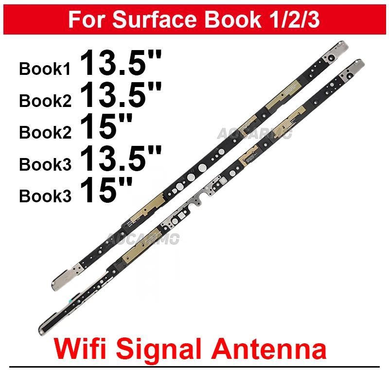 

1Pcs Wi-Fi Signal Antenna Strip Module Flex Cable Repair Parts For Microsoft Surface Book 1 2 3 Book1 13.5inch Book2 Book3 15"