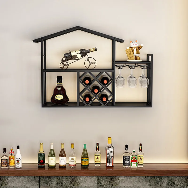 Interior Metal Wine Cabinet Professional Vintage Minimalist Save Space Cabinet Modern Armarios Para