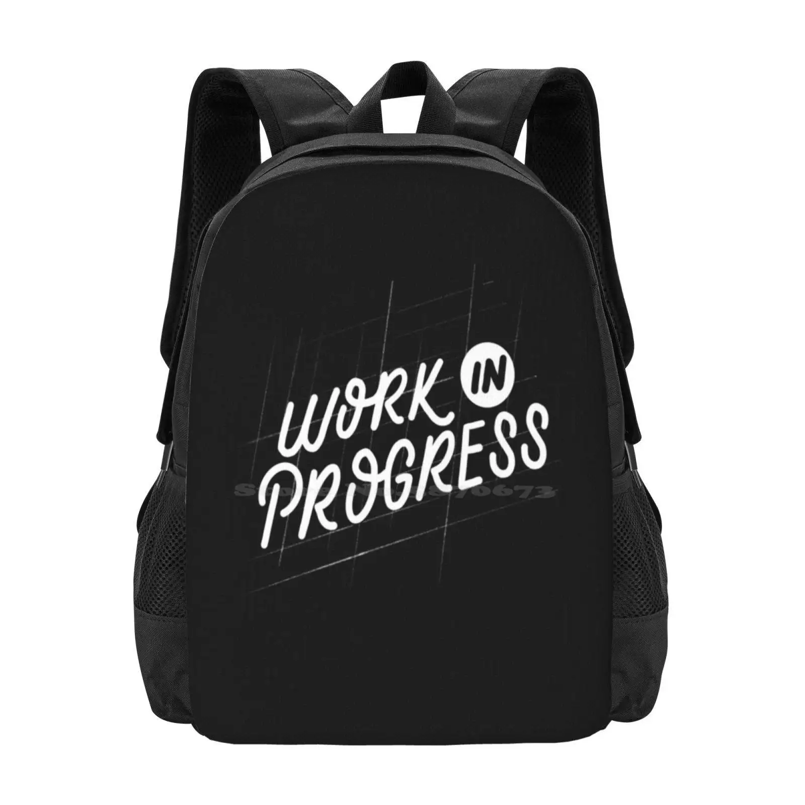 

Work In Progress Fashion Pattern Design Travel Laptop School Backpack Bag Handlettering Letterplaybyfiz Letterforms Office Home