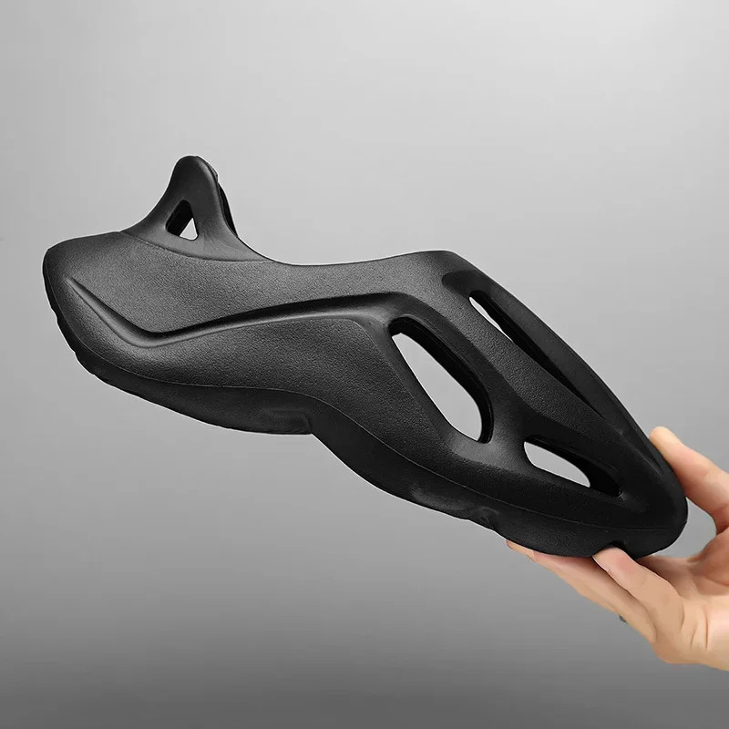 

Мужские сандалии, мягкая полая садовая обувь, дизайнерские тапочки с отверстиями, кроссовки, пляжная обувь для воды, без шнуровки, пенопластовые бегуны