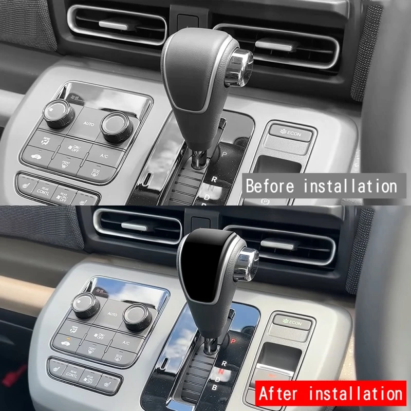 For Honda FREED AIR/CROSSTAR 2024 2025 ABS Car gear lever shift knob head cover Handball Trim Sticker Interior Accessories
