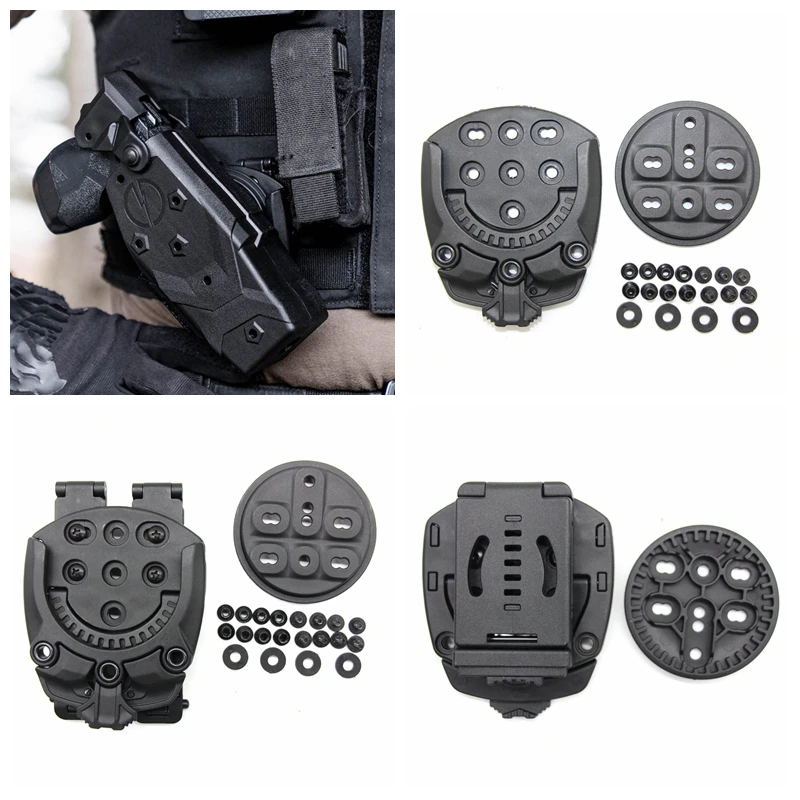 Tactical Gun Holster Adapter for Tek-Mount MINI Quick Connect Mounting System for Knife Sheath Holster Clip Equipment Tek-Lok