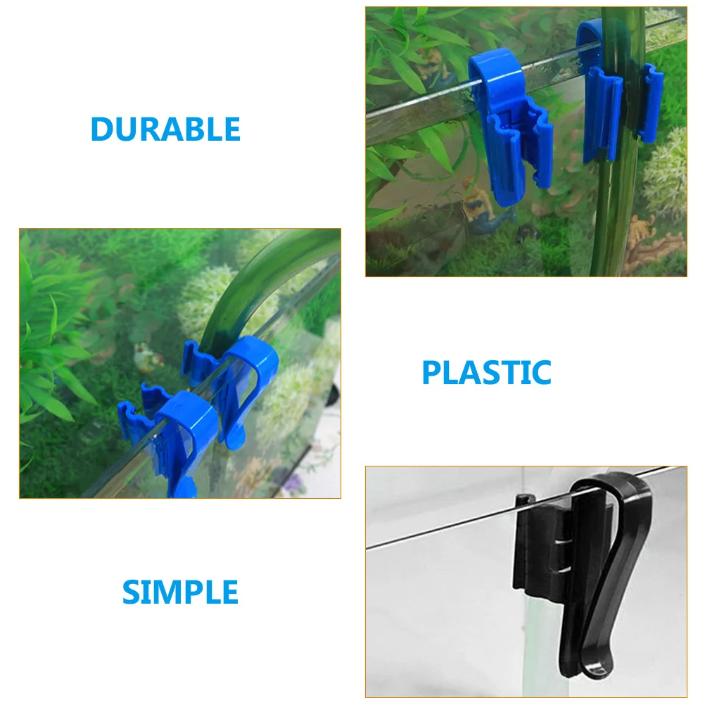 

2 Pcs Water Pipe Clip Aquarium Hose Clamp Clamps for Aquariums Fish Tank Mounting Fixing