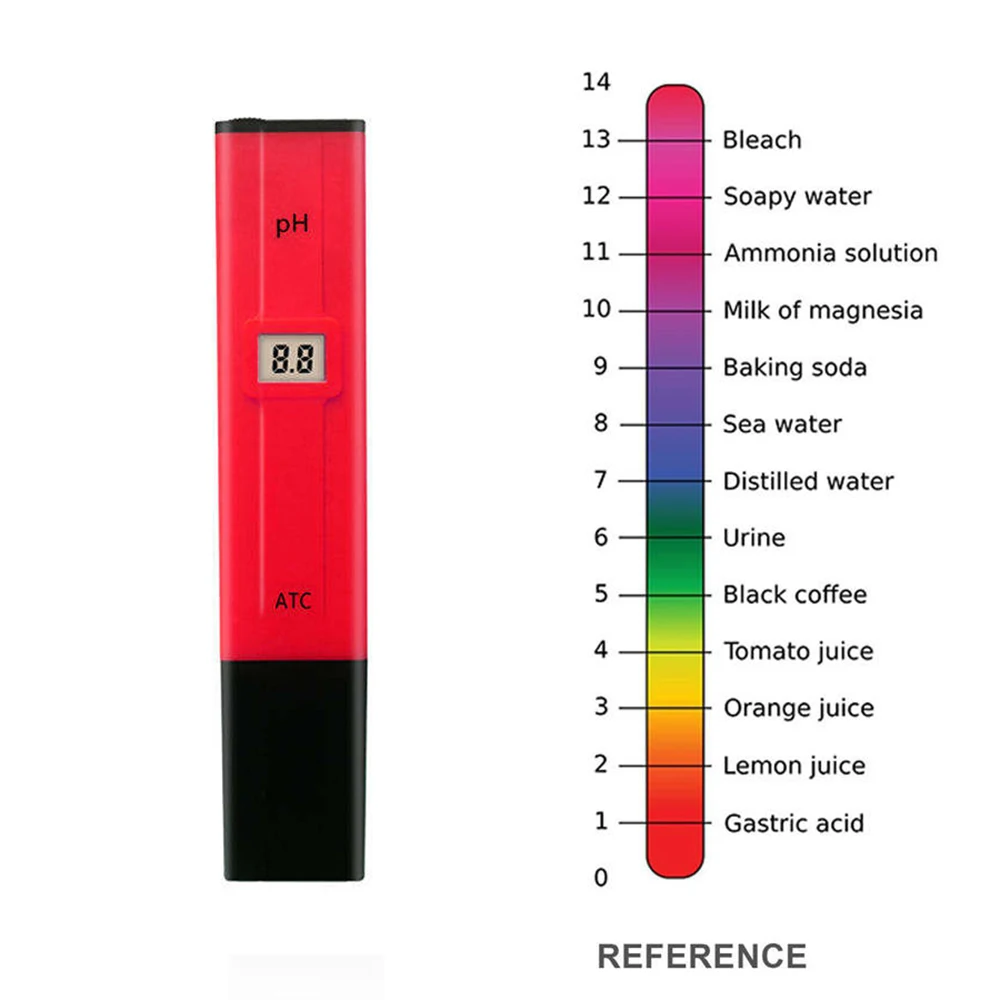 Portable pH Tester Pen High Accuracy Pocket size Electronic pH Meter for Testing Water PH009 PH Meters