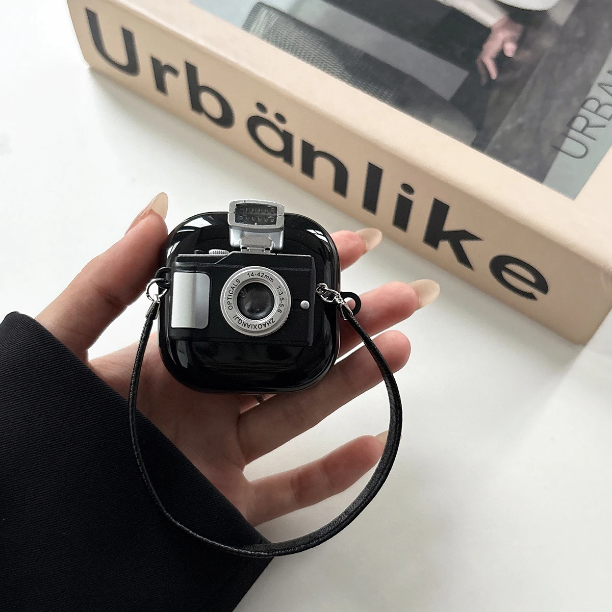 For Samsung Galaxy Buds 4 Pro Case Cute Flash Light Camera Earphone Case With Strap For Buds3 3Pro 3FE TPU Headphone Bags