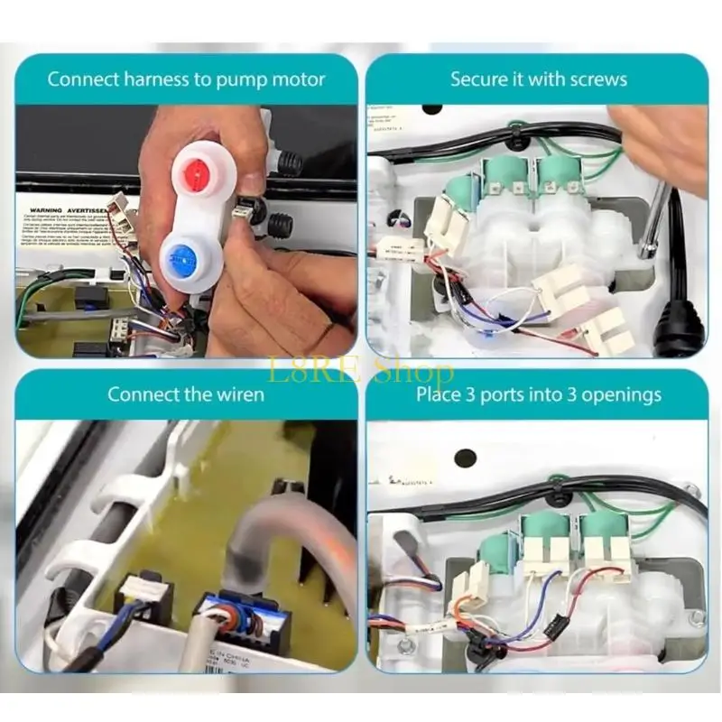 مكون الأجهزة المنزلية L8RE S لغسالات تلقائية التحكم في تدفق المياه