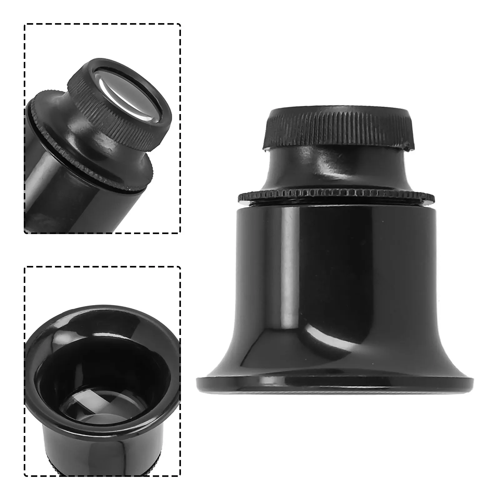 20X Magnifying Glass Eye Loupe Loop Optical Magnifier Jewelry Watch Repair Tool Fixed Magnifying Glass Workshop Hand Tools