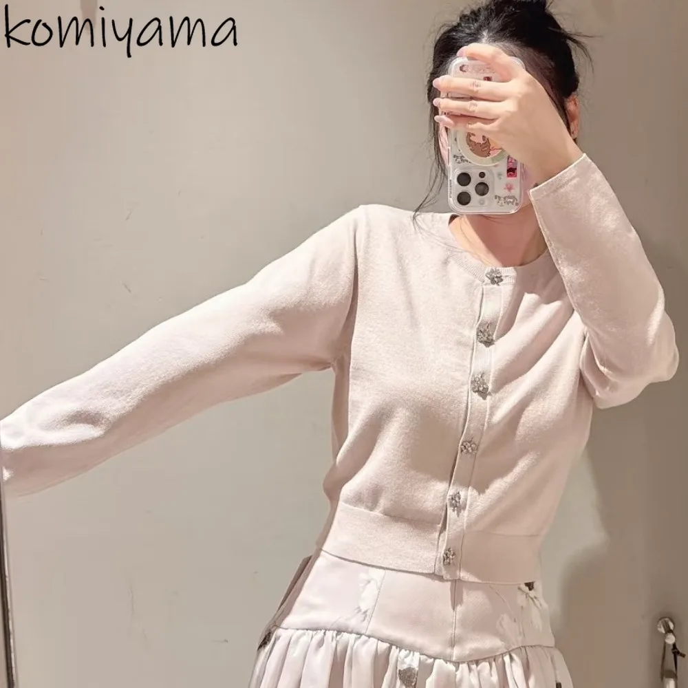 

O-neck Long Sleeve Ropa Mujer Single Breasted Woman 2025 Cardigan Soft Knit Sweater New Pulls Femmes Autumn Winter Clothes