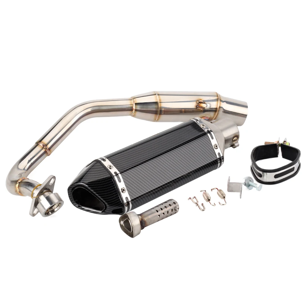 For Honda Forza 300  Forza 250   2018-2020 Motorcycle Exhaust Muffler Link Pipe Escape Slip-on 51MM