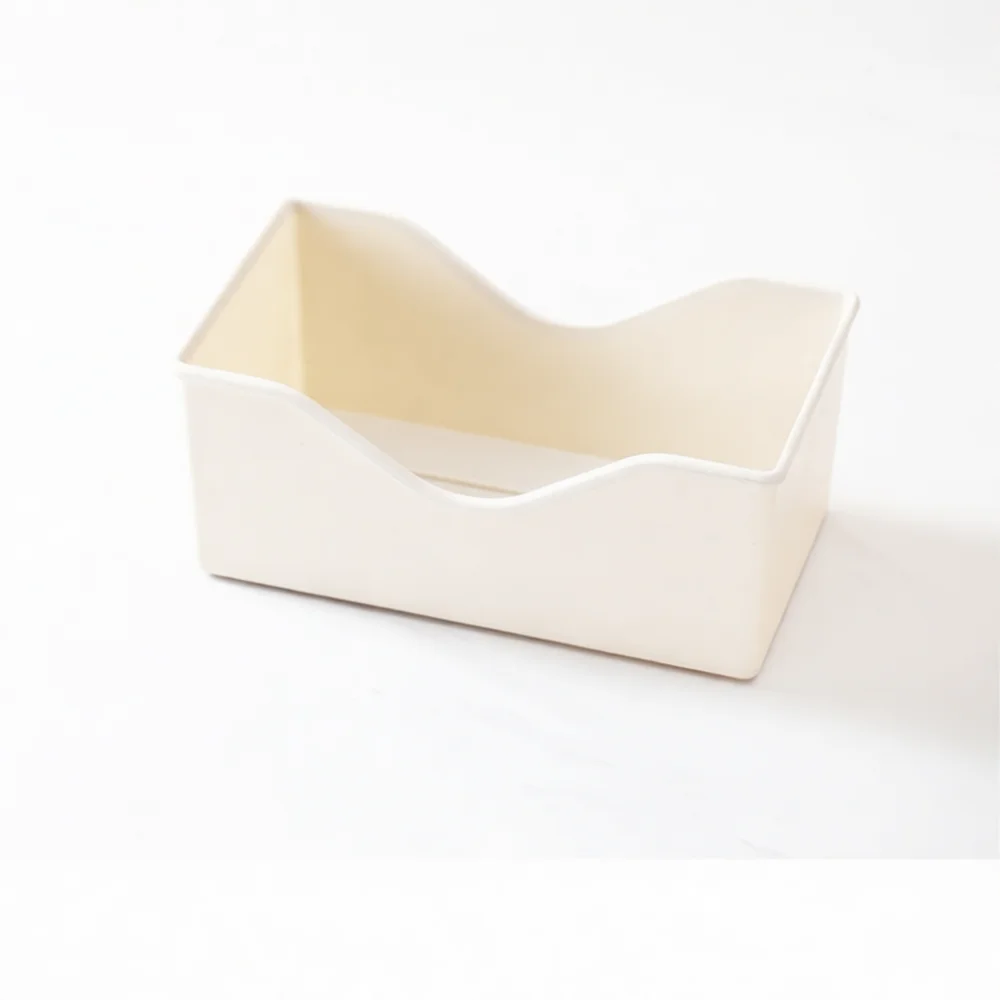 Plastic Heart Dish Snack Tray Desktop Organizer Durable Bone Plate For Home Kitchen Decor Fruit Serving Food Dish