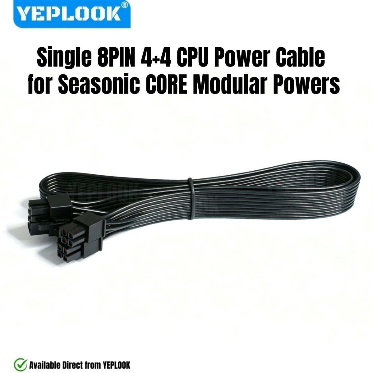 Power Cable for Seasonic CORE GM/GC/GX 650W, 550W, 500W Modular Powers, PCI-E 8Pin, CPU 4+4Pin, Peripheral, SATA, Main 24Pin ATX