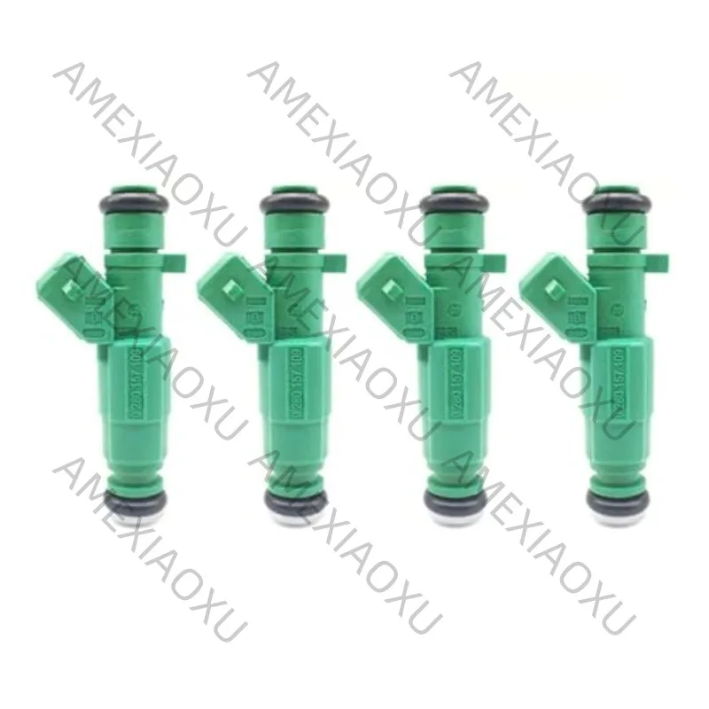 A67F-4Pcs/Lot Fuel Injectors Nozzle for KOMBI 1.4L 8V TOTAL FLEX 2009 0280157109 030906031AJ AMEXIAOXU