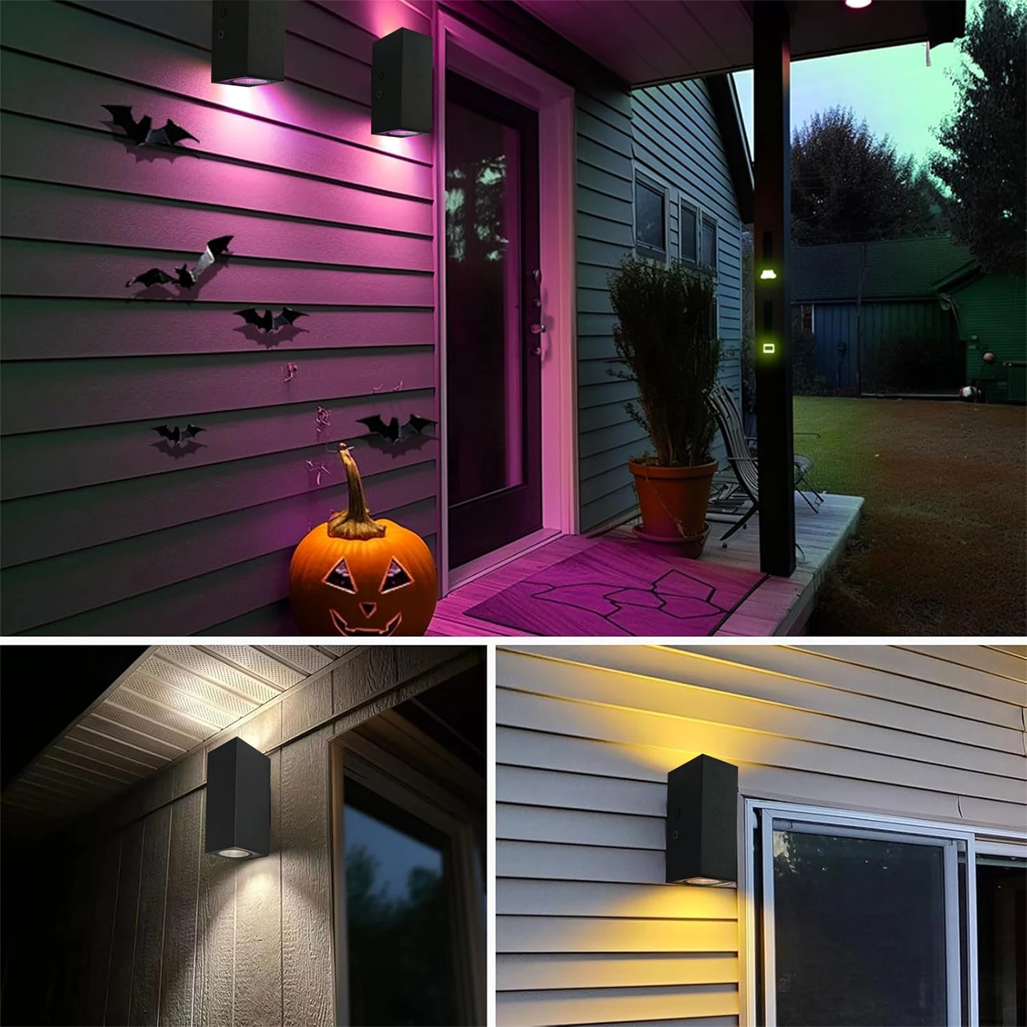 Outdoor charging wall washer RGB/three color wiring free hole free magnetic suction with breathing function capability