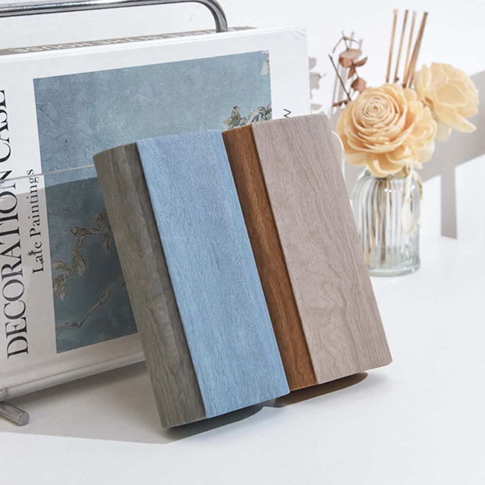 KLASSNUM Double-Layer Wood Grain Pressure Protection Scratch Resistant Glasses Case Portable Shades Storage Box