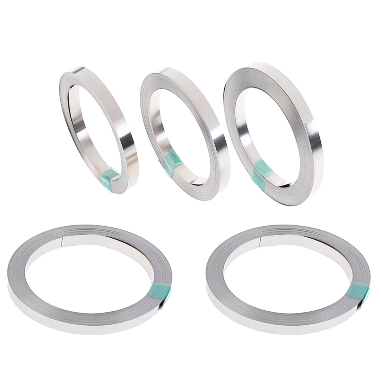 1 Roll 10m Nickel-plated Steel Strip for 18650 Lithium Battery Nickel Sheet 0.15mm * 5mm SPCC Nickel Plate for Spot Welding