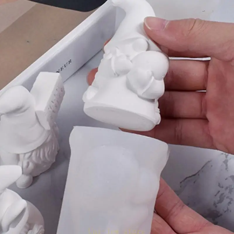 

40 ГБ 3D без лицевого старика Свеча Силиконовая плесень