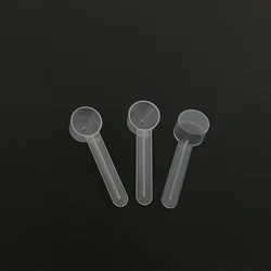 5cc 2.5g Micro Lab Plastic Scoop 5ml 2.5 gram PP Measuring Spoon For Powder Liquid - 100pcs/Lot