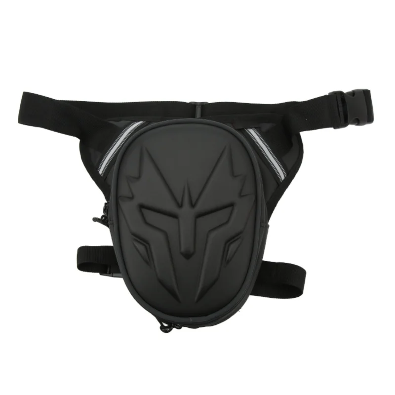 

Motorcycle Leg Bag PVC Matte Drop Leg Pouch Multifunctional Thigh Packs For Ourdoor Black