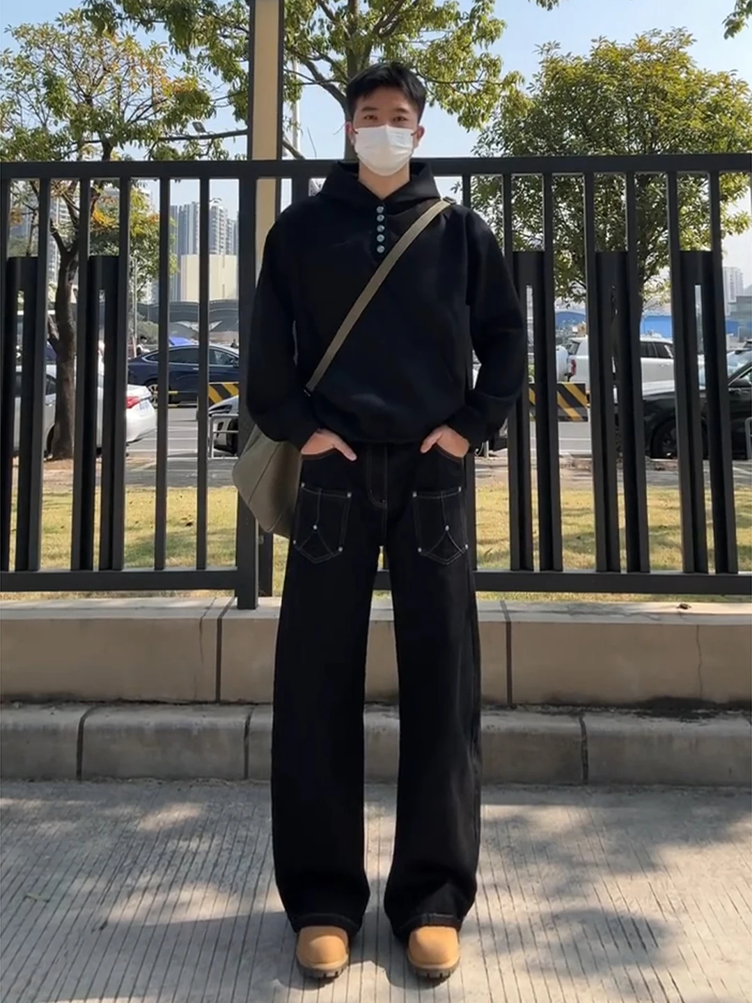 

Мужские джинсы Original Color Turquoise Rivet с прямыми штанинами, эффектом визуального удлинения ног, свободного кроя, широкие, зимние, с длинными штанинами