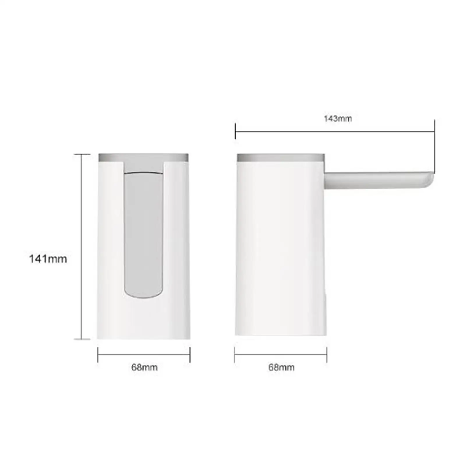 

Диспенсер для воды, складной, с зарядкой через USB, количественный, портативный для прикроватной тумбочки