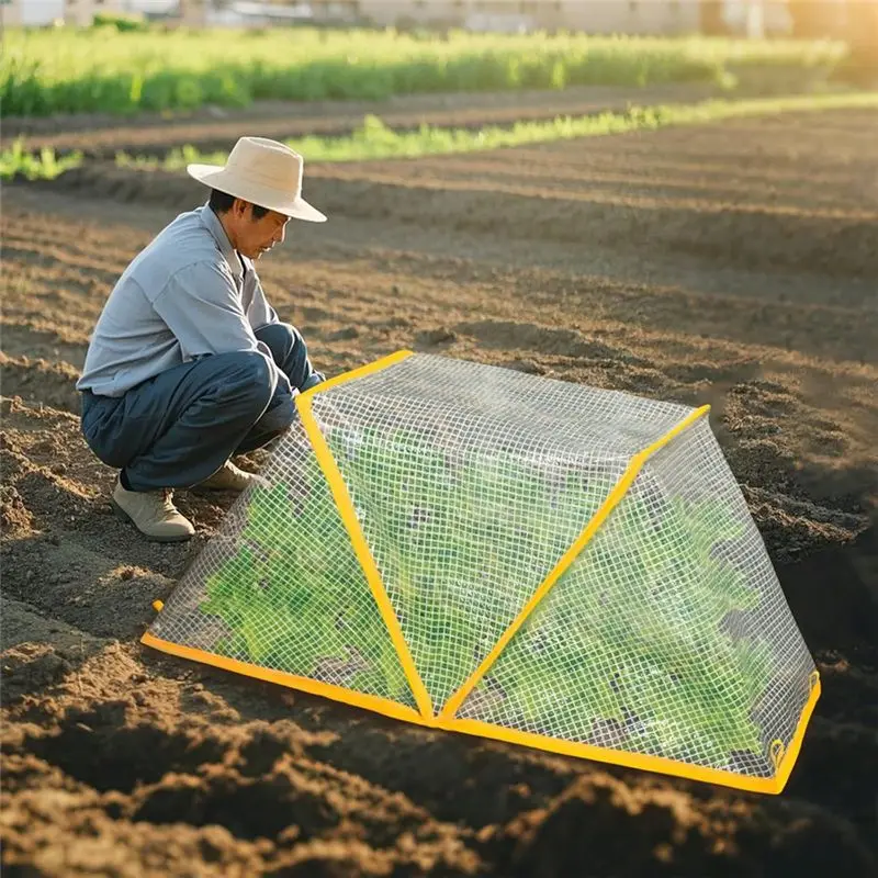 ABXF-Garden Row Accelerator Plants Cover Vegetable Row Cover Plant Net Cage Guard Greenhouse Cover Planting Protector