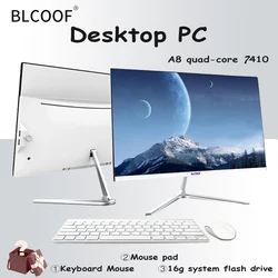 22 Inch Tất Cả Trong Một Máy Tính Để Bàn A8 -7410 AMD Thiết Bị Gia Dụng Màn Hình Máy Tính Máy Tính Nguyên Chơi Game DDR3 SSD 512GB Đi Kèm Với Keyboaed