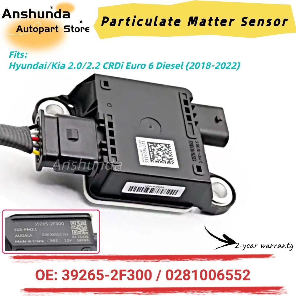 High Precision PM Sensor 392652F300 0281006552 Diesel Exhaust Sensor For Hyundai Kia