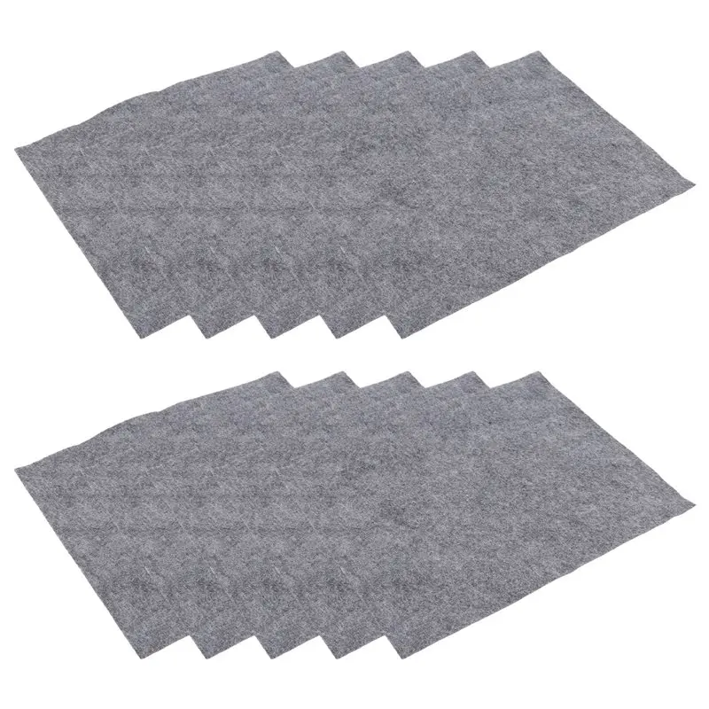 For Glass Cleaning Cloth 10PCS Thickened Magic Microfiber Rag 20X25cm For Window Car-N32R