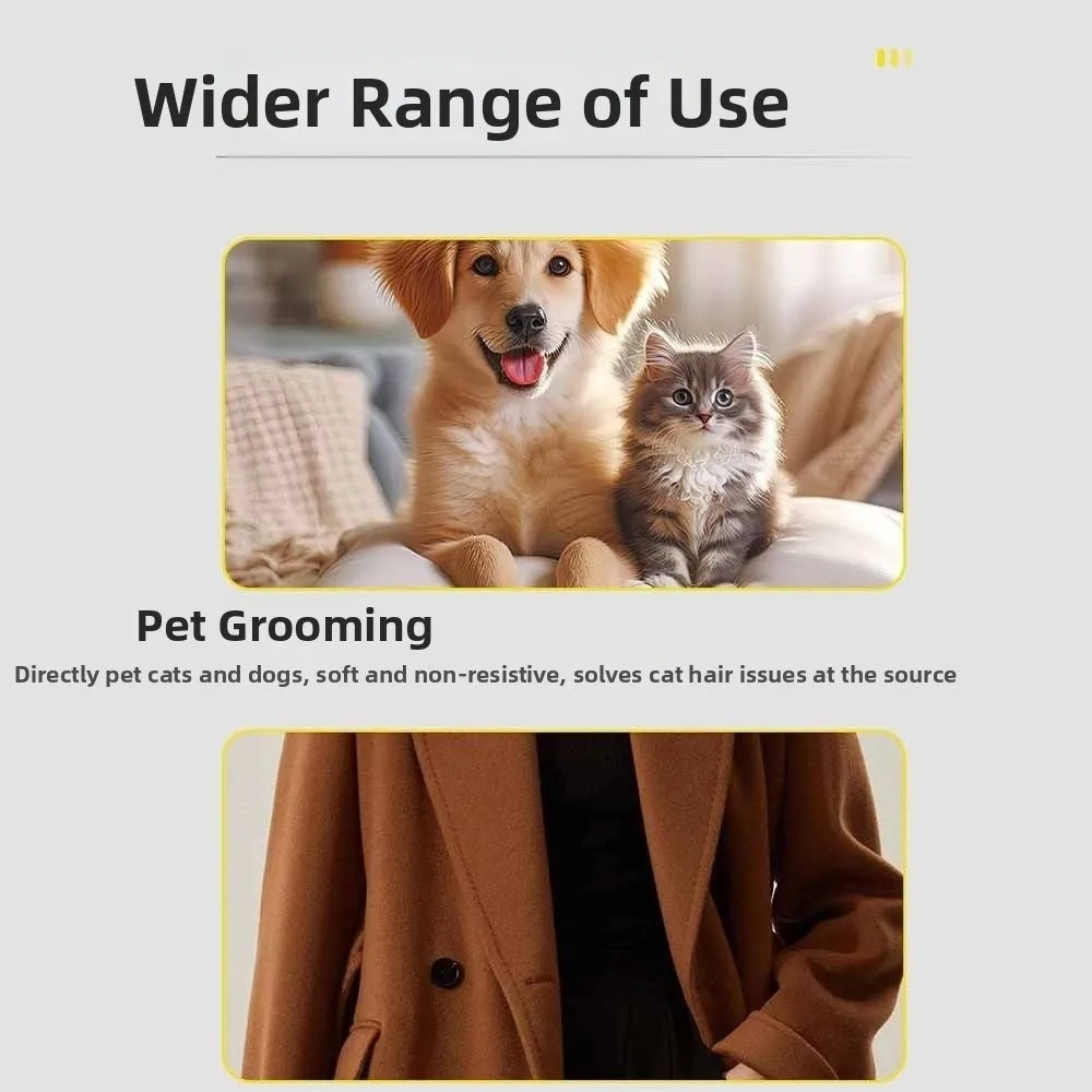 

2Pcs Electrostatic Adsorption Pet Hair Remover Cute Self Cleaning Cat Hair Cleaning Glove Massage Brush Washable