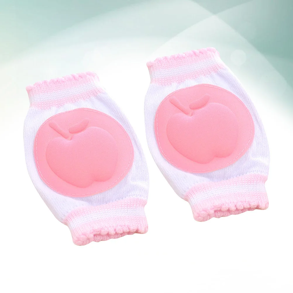 1Pair Infant Kneepads Crawling Safety Protector Breathable Sweat Absorbing Durable Washable Blue Baby Kneepads