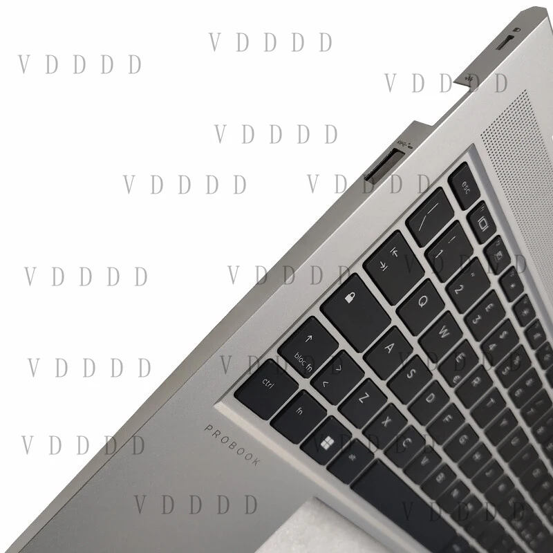 L... NEW FOR HP ProBook 450 G9 455 G9 German Italy Keyboard Upper Palmrest Case