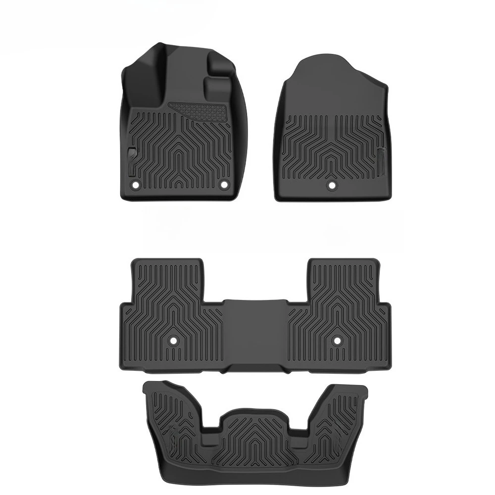 

3 Row Floor Liners Mats Set Fit for 2023-2024 Honda Pilot TPE All Weather 4pc