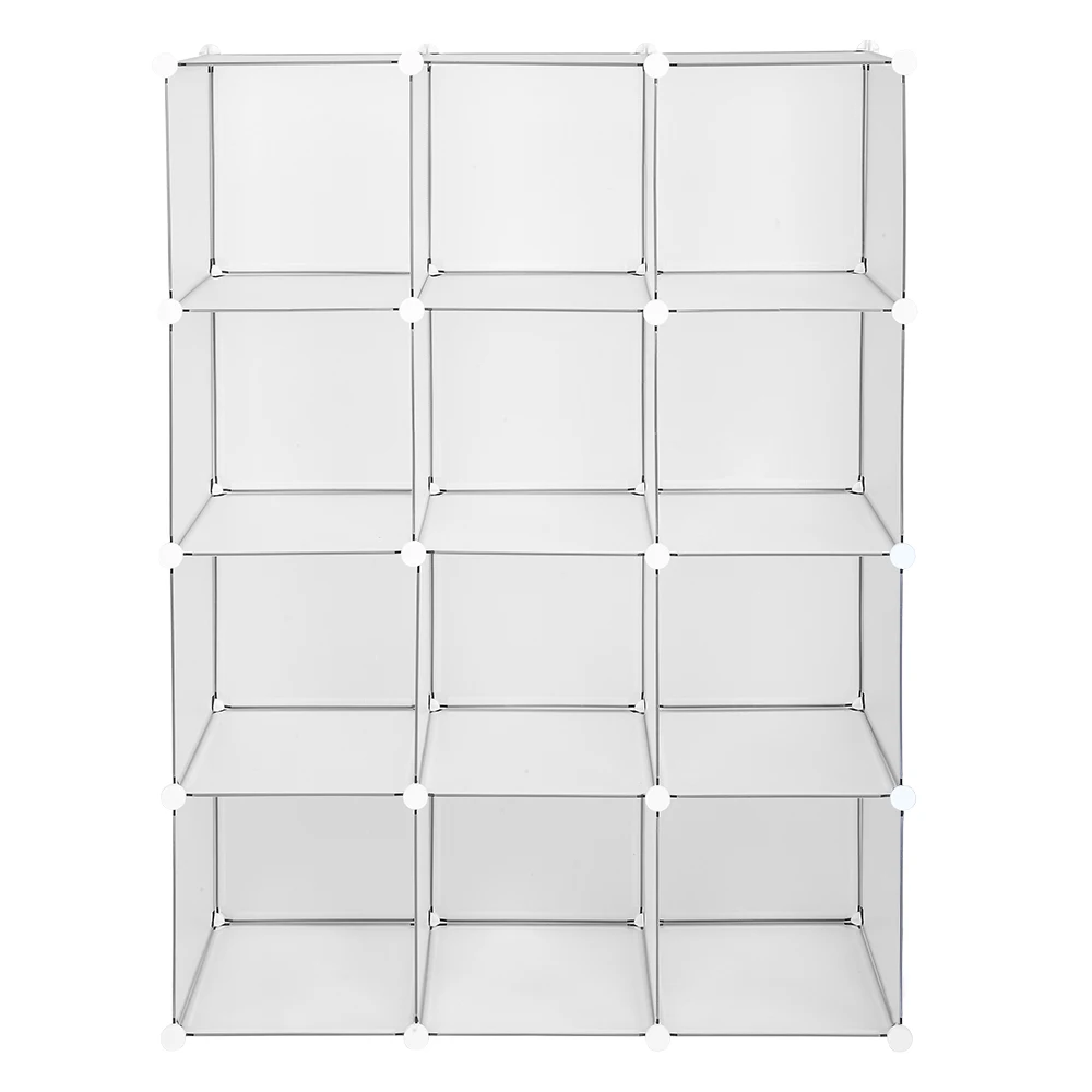 

Cube Storage 12-Cube Book Shelf Storage Shelves Closet Organizer Shelf Cubes Organizer Bookcase