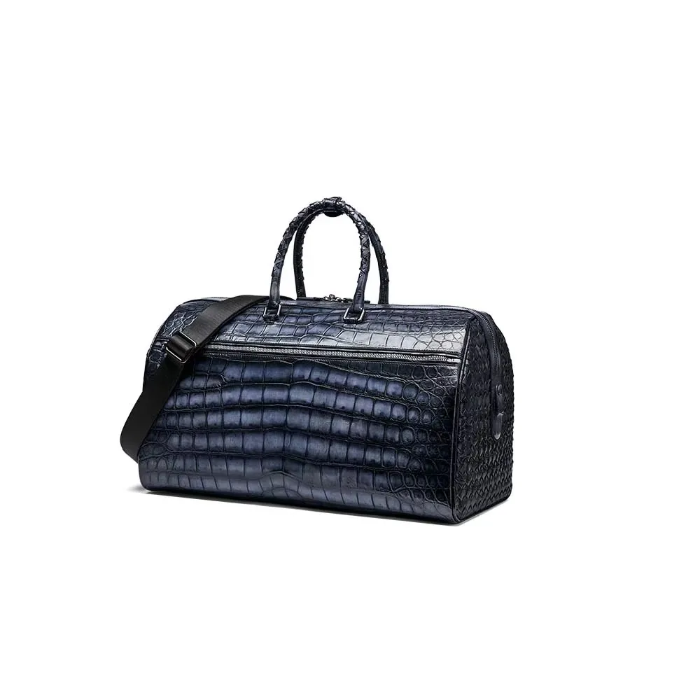 gete Brush crocodile handbag Travel Bag male Large capacity Luggage bag Men male travel Travel Bag