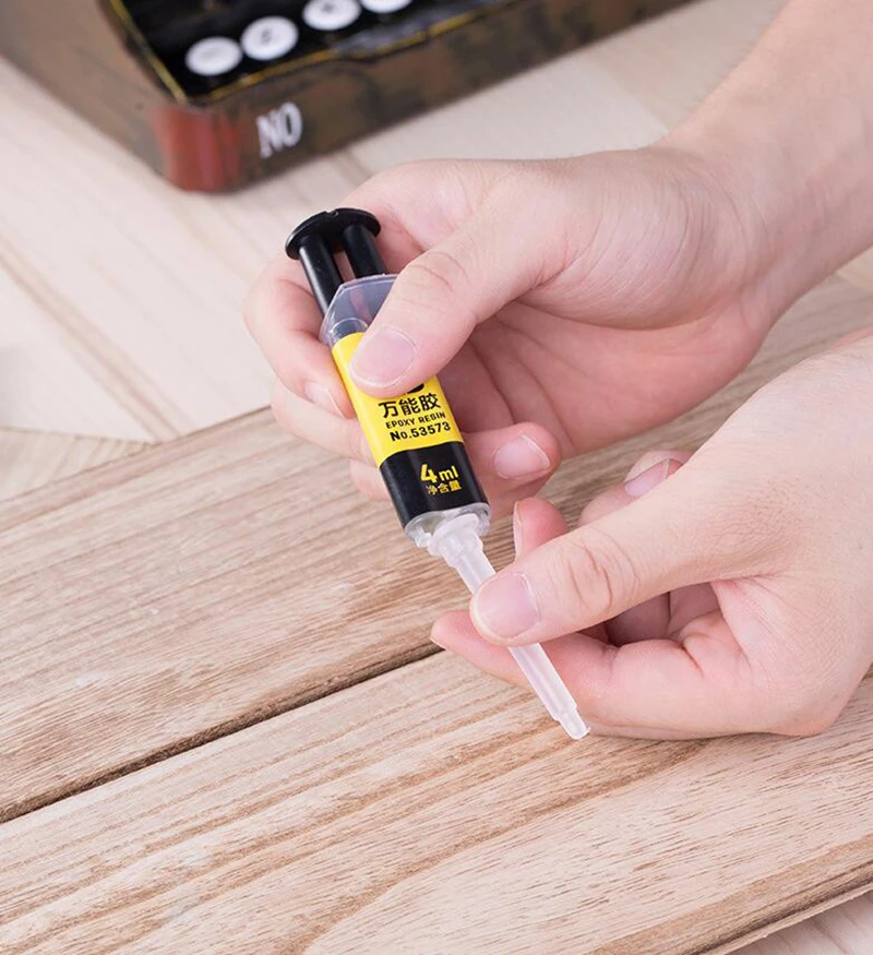 راتنجات الايبوكسي AB الغراء مقاوم للماء لحظة لاصق سريع إصلاح قوي سوبر السائل الغراء للخشب البلاستيك المعادن الغراء لحام