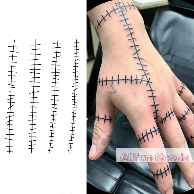 [TG835]1 Sheet New Technology Magic Waterproof Semi Permanent Sticker Scar Temporary Tattoo For Daily Use