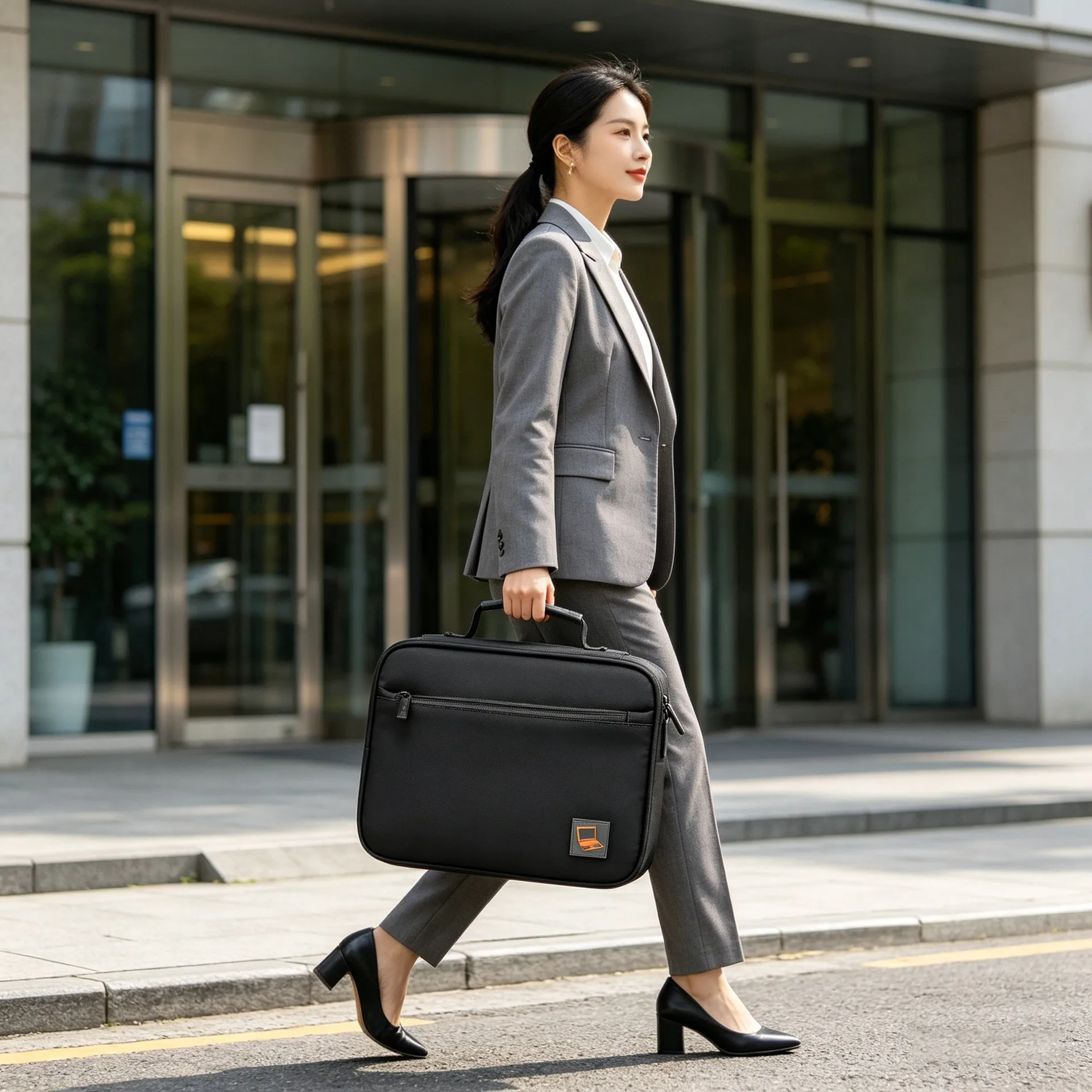 Sleek Business Laptop Liner Bag Anti Splashing Waterproof Material Tablet Storage Notebook Handbag Briefcase