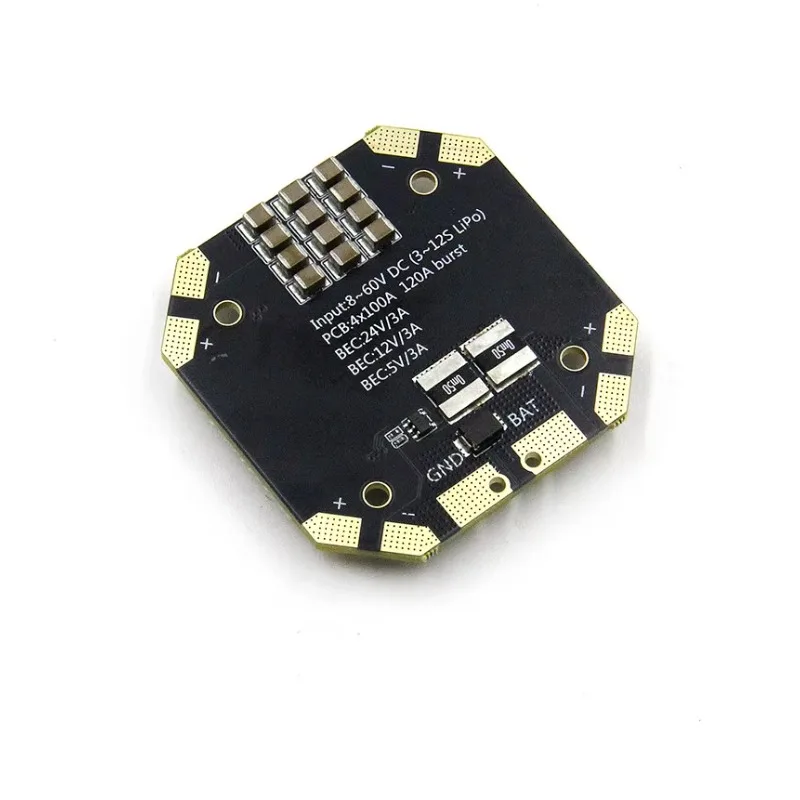 BoMaSHigh Voltage 8-Way 3-12S PDB With Dual BEC HGLRC V2 FPV Car For For X4 X8 XCLASS Racing Car