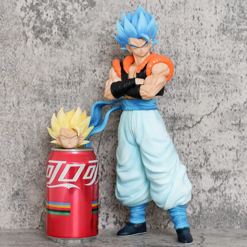 

30cm Gogeta Figure with Two Heads Dragon Ball Z Action Figuras Anime DBZ Doll Manga Figurine GK Statue Model Ornament Kids Toys