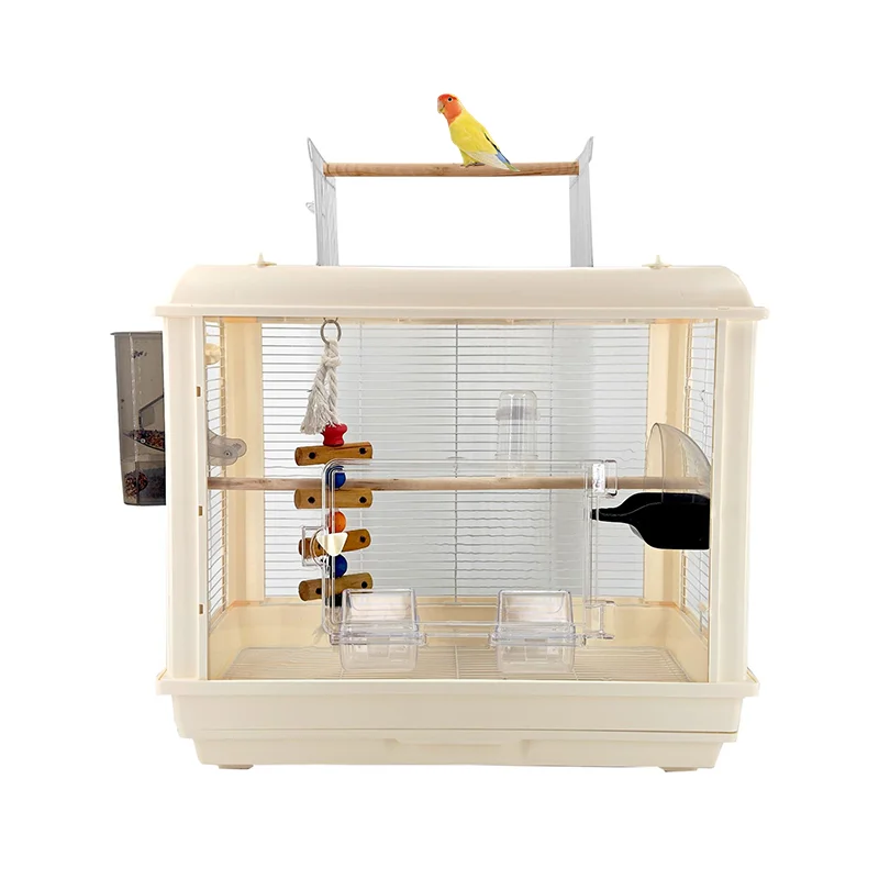 High Quality Bird Cage With Open Top And Stand 55cm Metal Parrot Flight Cage House Bird Breeding Cage