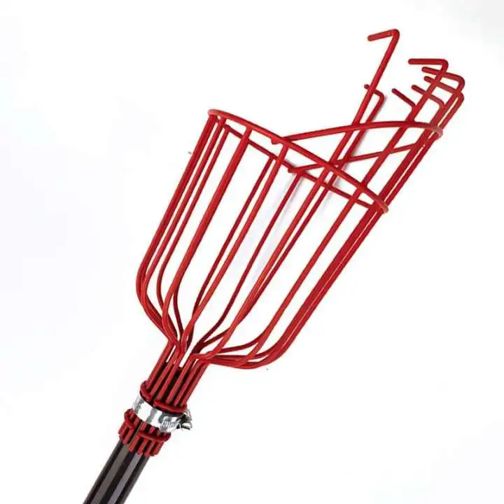 Long Handle Manual Coconut Fruit Picker  Carbon Fiber Fruit Picker Telescopic Pole