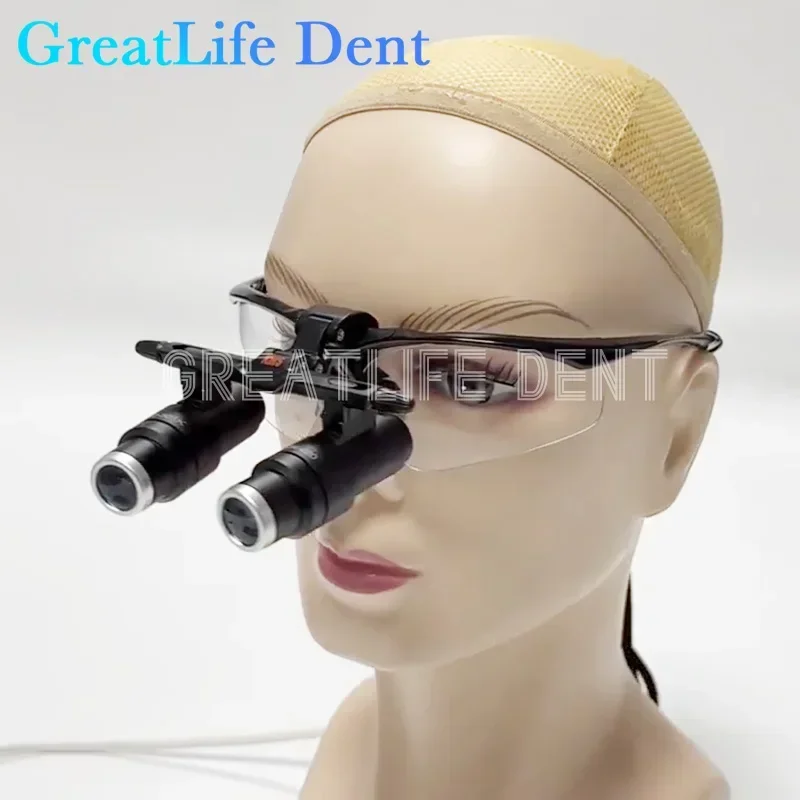 GreatLife 4X 5X 6X 420mm Binocular KWS Dental Loupe FD-501K Kepler Frame Magnifying Glasses Medical Operation Cosmetic Surgery