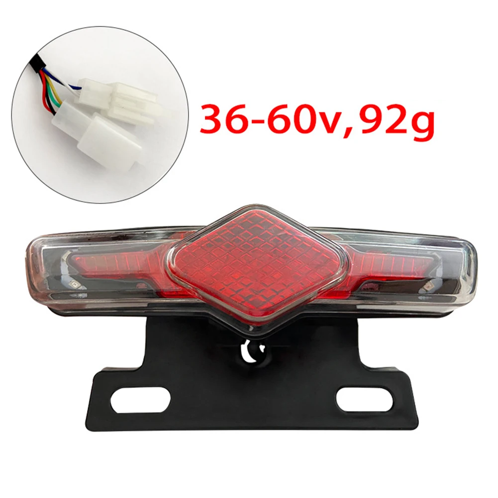 

D06 36V 48V 60V Electric Bicycle Rear Lamp Waterproof LED Safety Night Riding Warning E-bike Taillights Cycling Accessories with