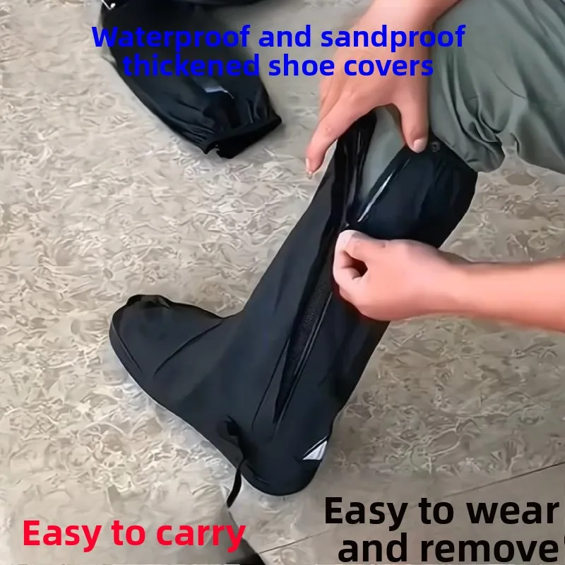 

Водонепроницаемые противоскользящие износостойкие дождевые чехлы с высокой трубкой для мужчин, для уличного использования, домашние повседневные аксессуары oe