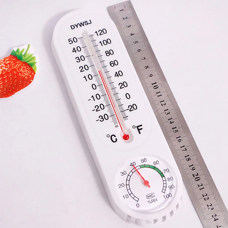 -30~50℃/-20~120℉ Wall-mounted Household Analog Thermometer Hygrometer Humidity Monitor Meter